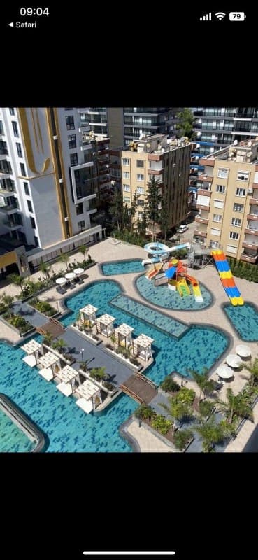 Аренда новых апартаментов в CEBECİ TOWERS, 12 этаж, вид на море, 11 000 EUR