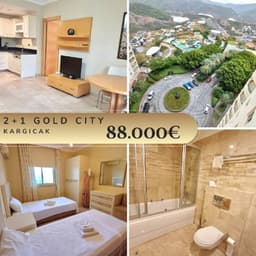 Продаётся квартира в Аланье за 88,000 - самый большой комплекс Gold City