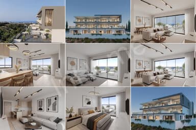 Квартиру в Пафосе (Киссонерга) с панорамным видом за 225,000 EUR