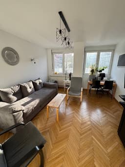 Светлая квартира с террасой и видом на Дунай в Белграде за 950 EUR/мес