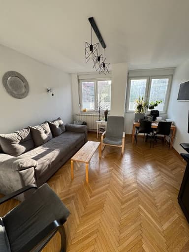 Светлая квартира с террасой и видом на Дунай в Белграде за 950 EUR/мес